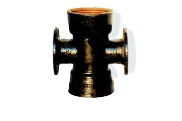 Garnitures de tuyau malléables de fer de norme ANSI de pièce en t normale de croix