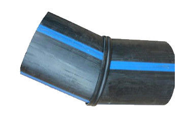 HDPE commun parfait de bout de soudure de tuyau d'acier de poids coude de 45 degrés