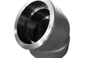 Acier inoxydable de norme ANSI garnitures de soudure de prise du coude solides solubles de 45 degrés