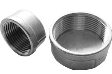 Chapeau fileté normal de tuyau d'acier inoxydable de 1,5 SS304L