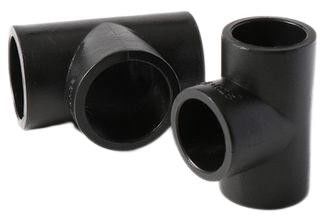 pièce en t soudée bout à bout de tuyau de HDPE de garnitures de tuyau de HDPE de 20/25/32 millimètre