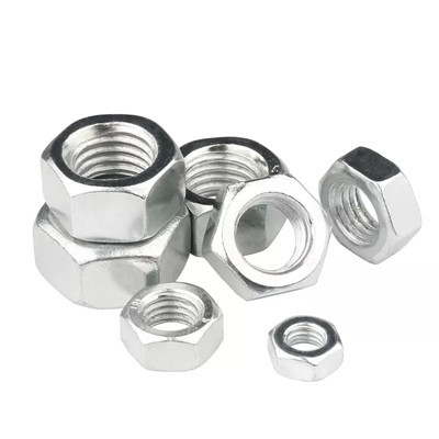 Les écrous six-pans d'acier inoxydable de M4 M5 M6 M8 M10 M12 ont galvanisé