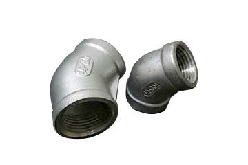 4 garnitures de tuyau d'acier inoxydables filetées du coude ss304L