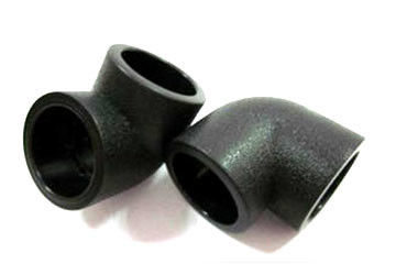 Garnitures de tuyau d'acier industrielles de gigaoctet de HDPE de coude du bout 90