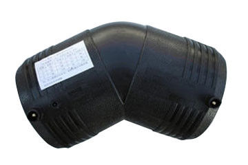 Garnitures de tuyau d'acier industrielles de poly du gaz 45 coude d'Electrofusion