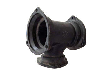 Pièce en t malléable de fer de canalisation principale à haute pression