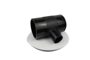 HDPE chimique de connexion de prise réduisant la pièce en t