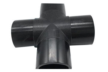 Garnitures de tuyau en acier micro de HDPE de croix de prise de bride d'irrigation par aspiration