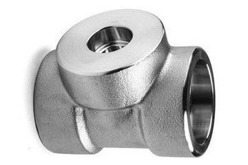 Pièce en t de soudure de prise de l'acier inoxydable solides solubles d'ASME B16.11 6000LB
