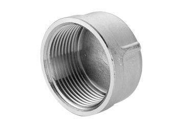 garnitures de tuyau d'acier inoxydables filetées du chapeau 304L 1,5