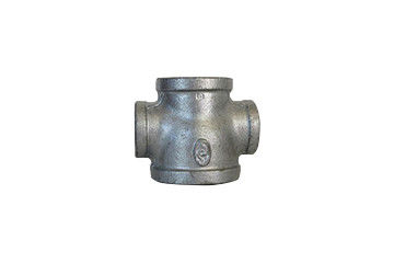 Garnitures de tuyau galvanisées par croix de fonte malléable