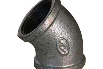 ASME garnitures de tuyau d'acier au carbone de Cs de coude de 45 degrés