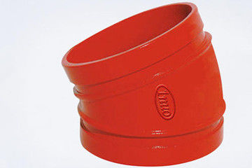 90 coude malléable de fer de drain du degré GGG450 PN10 DN60