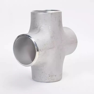 DIN 4 croix soudée par manière inoxydable des garnitures de tuyau d'acier de pouce SS304 4